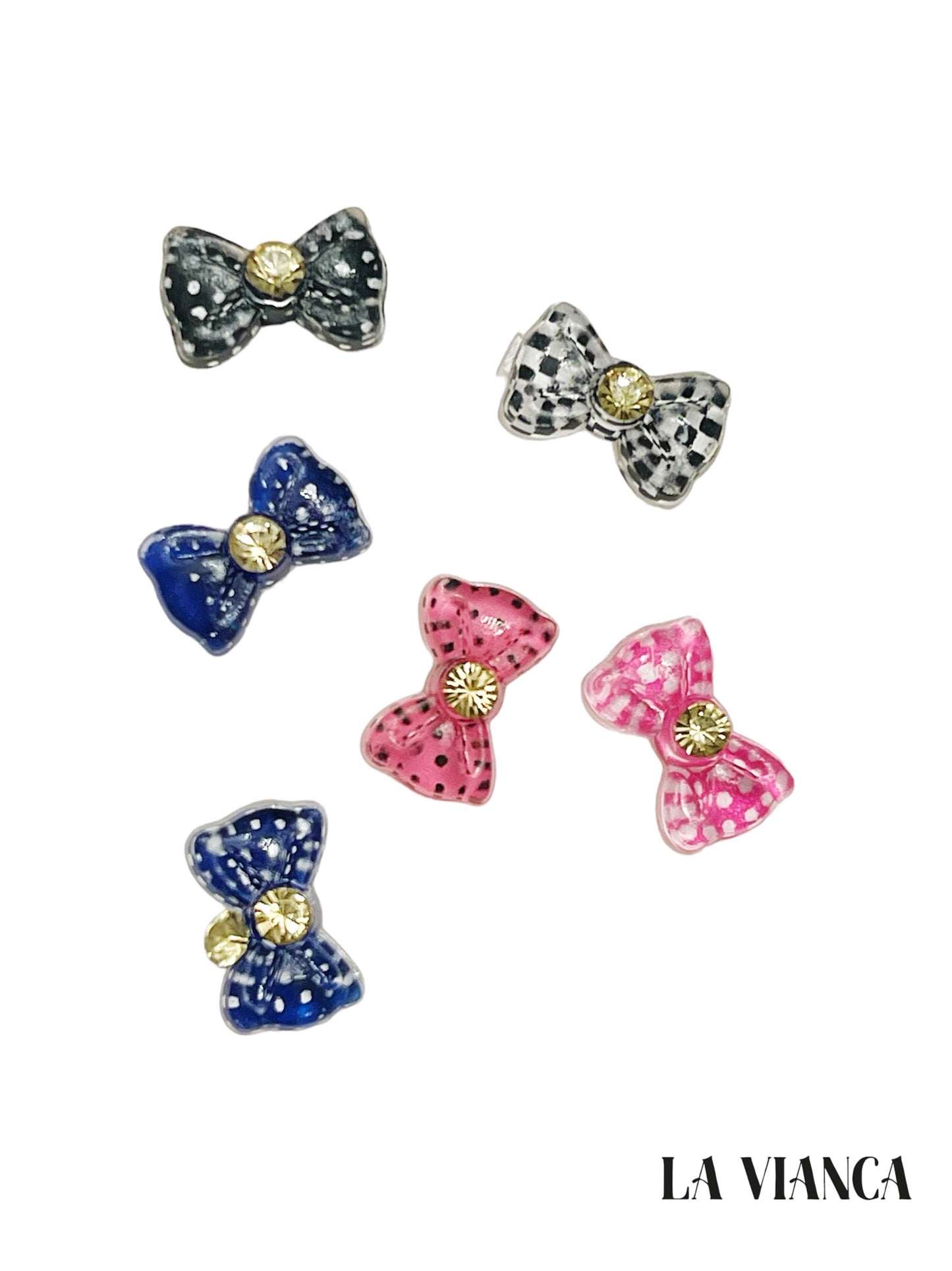 BOWZ Resin Bow Nail Charms