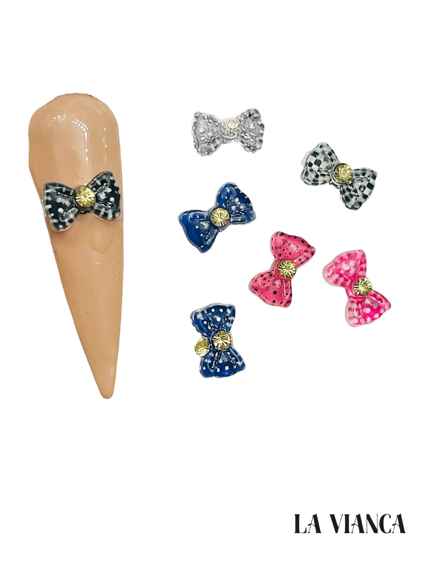 BOWZ Resin Bow Nail Charms