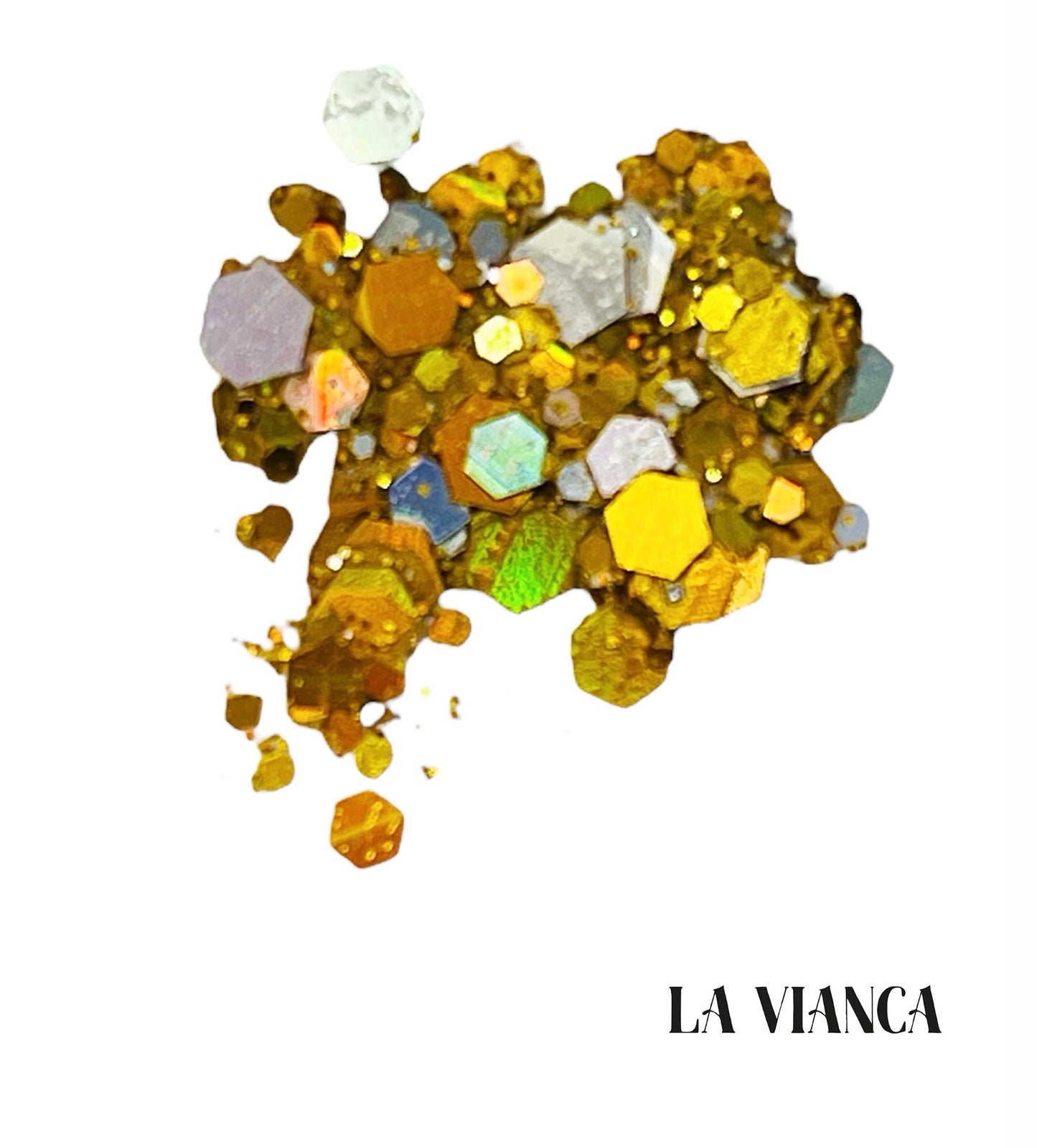 14K Gold Glitter Acrylic Nail Powder
