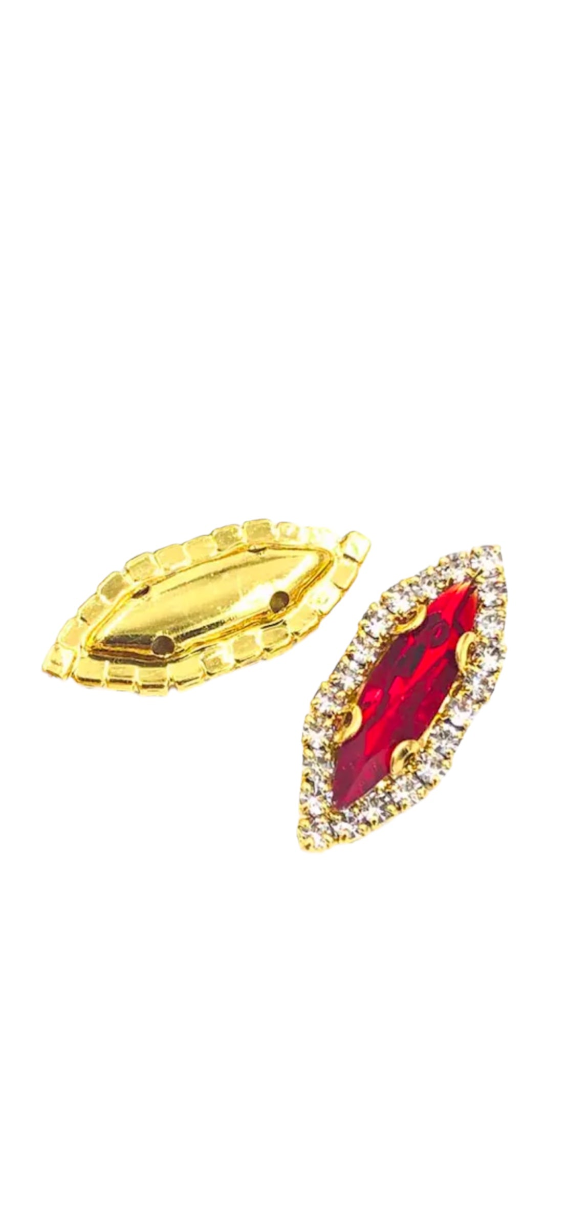 FLASHY Navette Rhinestone Nail Charms