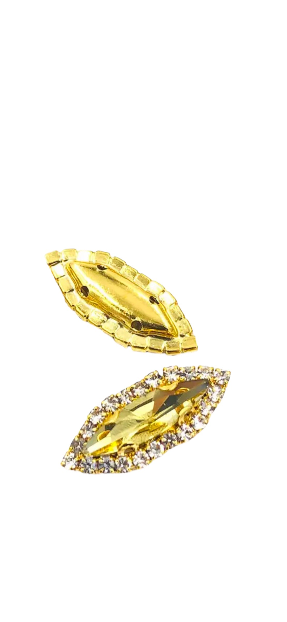 FLASHY Navette Rhinestone Nail Charms