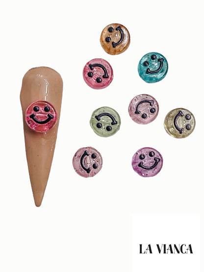 SMILEZ Colorful Nail Charms