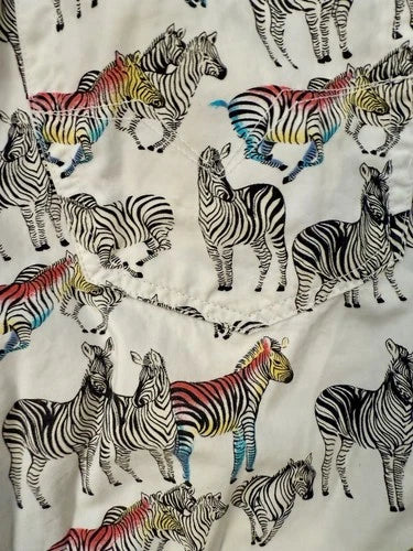 Versace Jeans Couture Zebra Print Pants Jeans Vintage 1990's