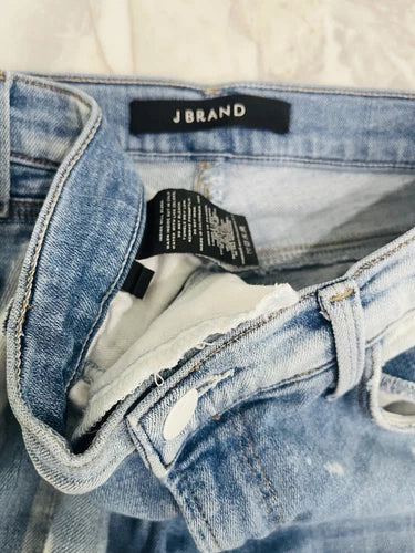 J BRAND Zephyr Light Bleached Skinny Mid Rise Jeans 26