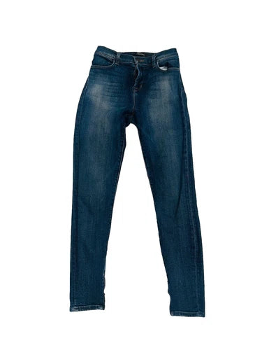 J BRAND Skinny Mid Rise Dark Jeans In Spirited 26