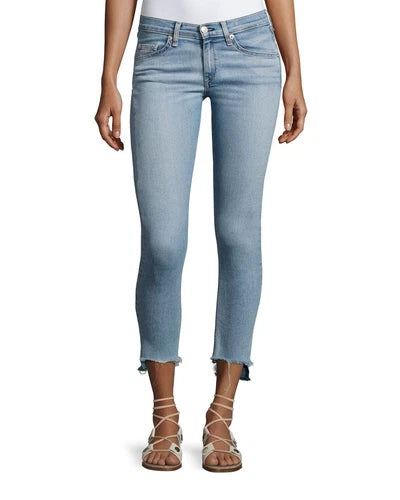 Rag & Bone Wiley Cropped Light Skinny Jeans Sz 26