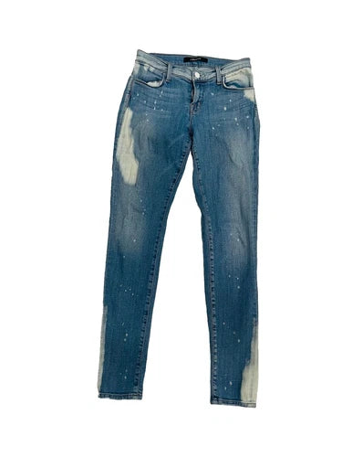 J BRAND Zephyr Light Bleached Skinny Mid Rise Jeans 26