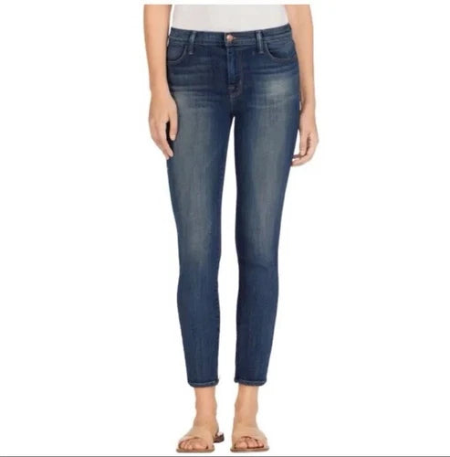 J BRAND Skinny Mid Rise Dark Jeans In Spirited 26