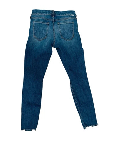 MOTHER The Ankle Chew Destructed Cropped Skinny JEANS Mums the Word Size 27
